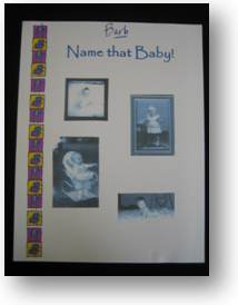 name that baby! photo album