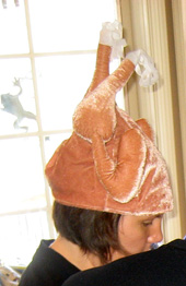 hat shaped like a turkey